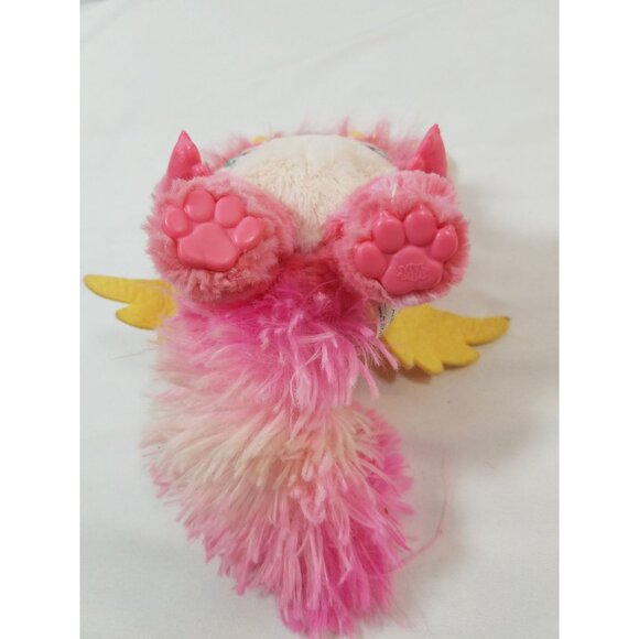 Magic Mixies Pink interactive plush toy 8" teal eyes gold wings misting cauldron - Picture 6 of 9